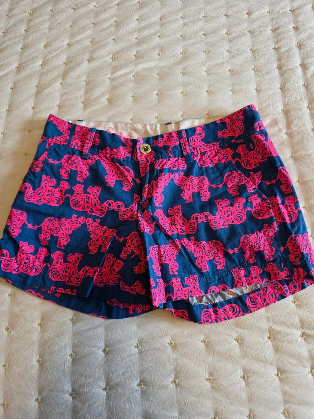 Lilly Pulitzer The Callahan Short in Pack Your Trunk Elephant Print